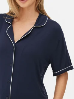 Camisón De Premamá Con Botones