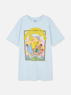 Camisón Largo Extragrande De Barrio Sésamo