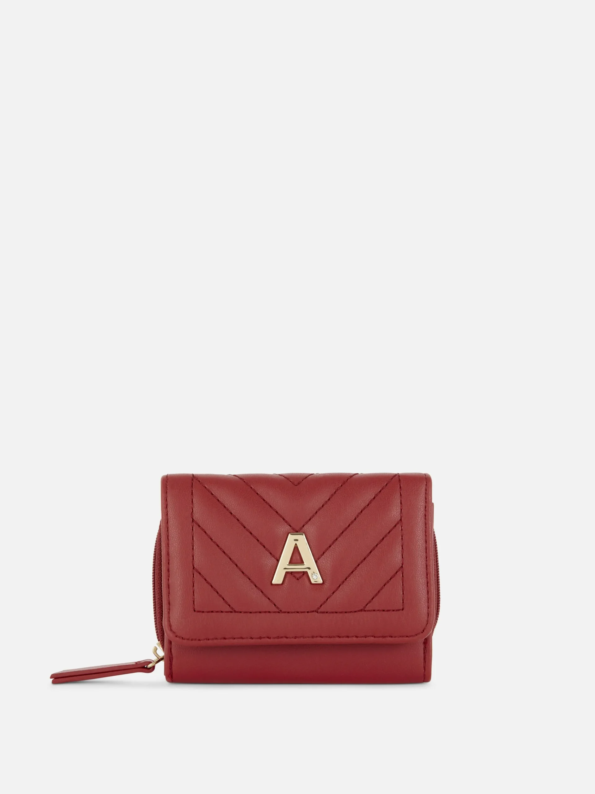 Cartera Acolchada Con Inicial