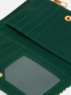 Cartera Con Cremallera Y Monograma