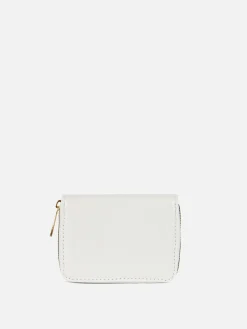 Cartera De Cocodrilo Sintético Con Cremallera