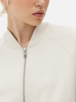 Cazadora Bómber Combinable Con Cremallera