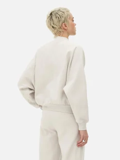 Cazadora Bómber Combinable Con Cremallera