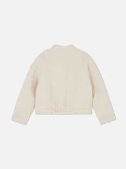 Cazadora Bómber Con Textura