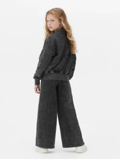 Cazadora Bómber De Lavado Al ácido Combinable