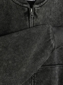 Cazadora Bómber De Lavado Al ácido Combinable