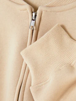 Cazadora Bómber De Punto Con Cremallera