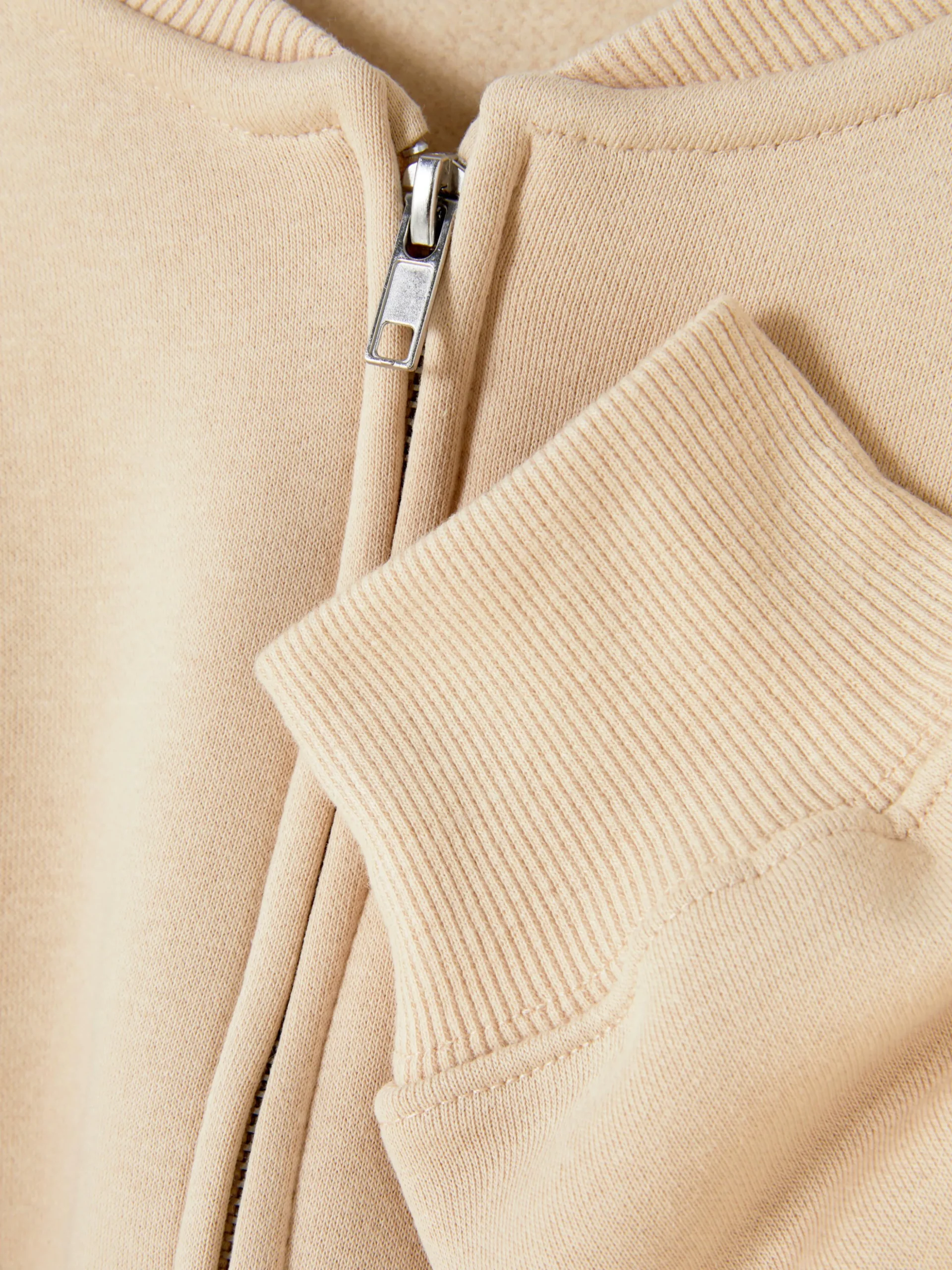 Cazadora Bómber De Punto Con Cremallera