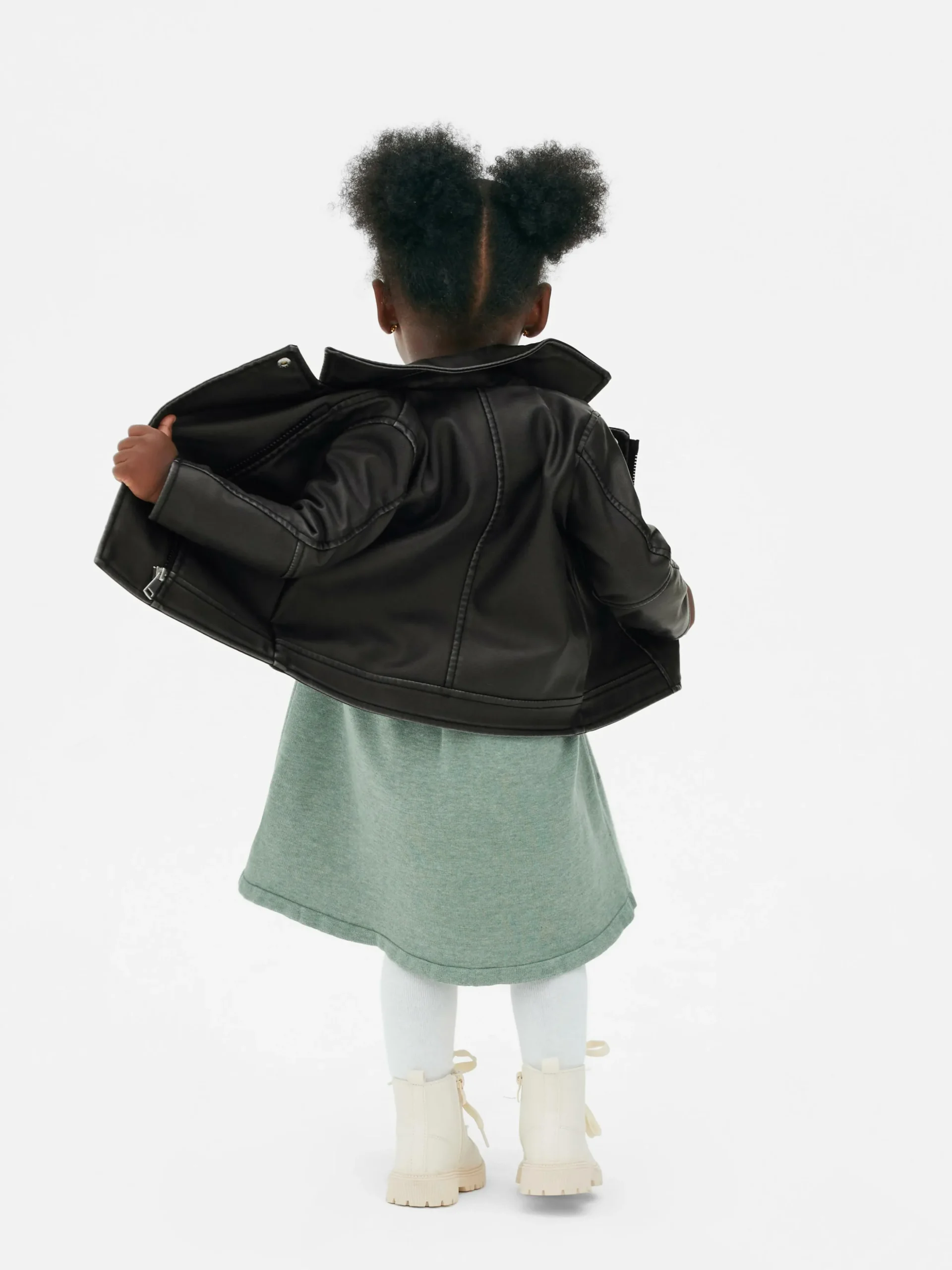 Cazadora Motera De Cuero Sintético