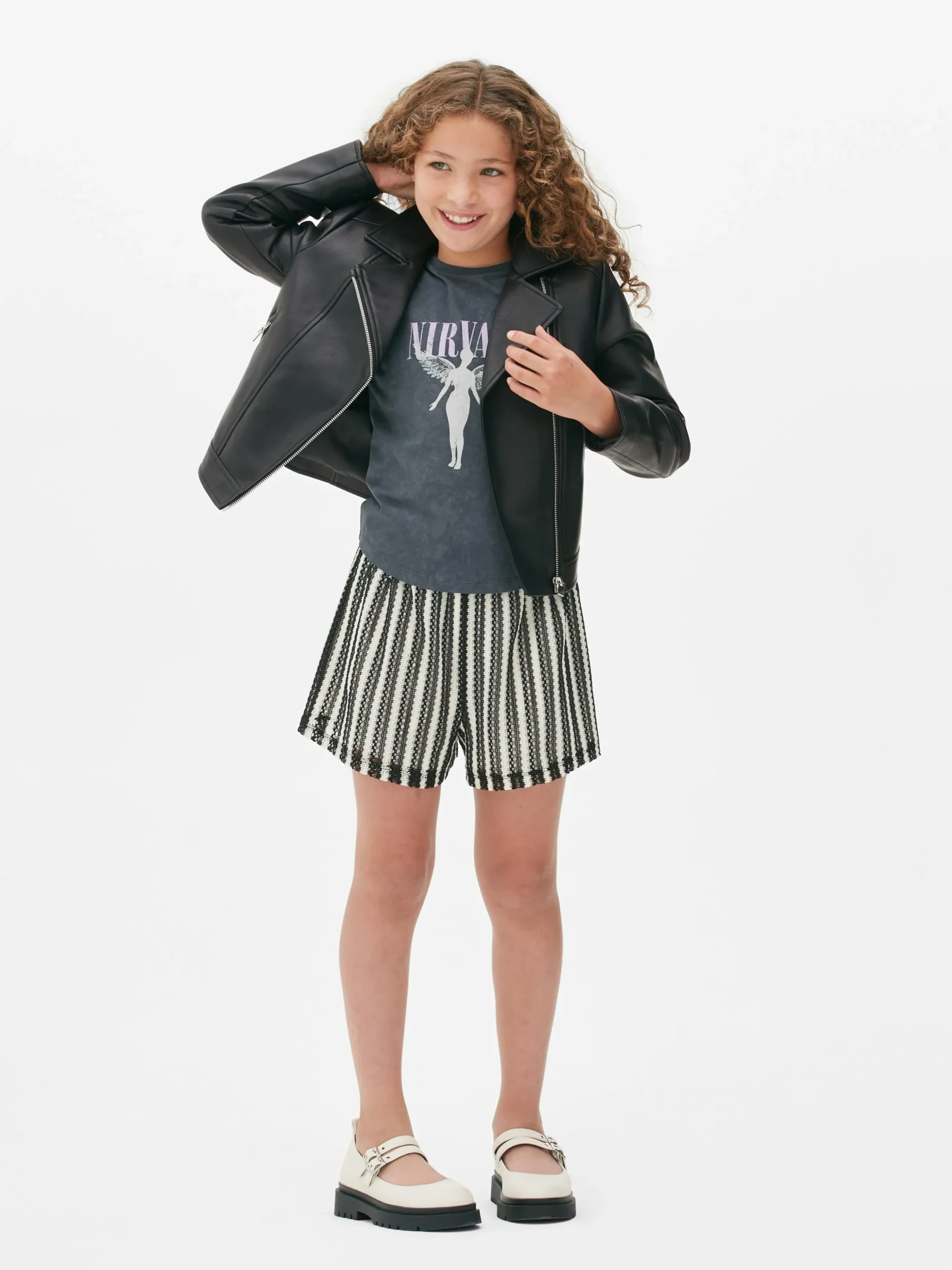 Cazadora Motera De Cuero Sintético