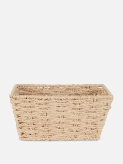 Cesta De Cuerda Cuadrada