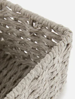 Cesta De Cuerda Cuadrada