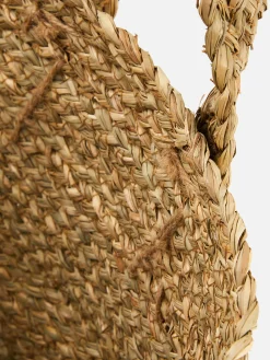 Cesta Tejida Con Dos Asas