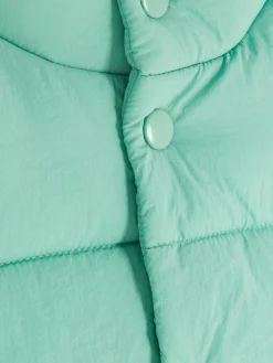 Chaleco Acolchado Con Botones A Presión