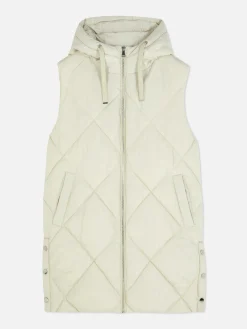 Chaleco Acolchado Con Capucha