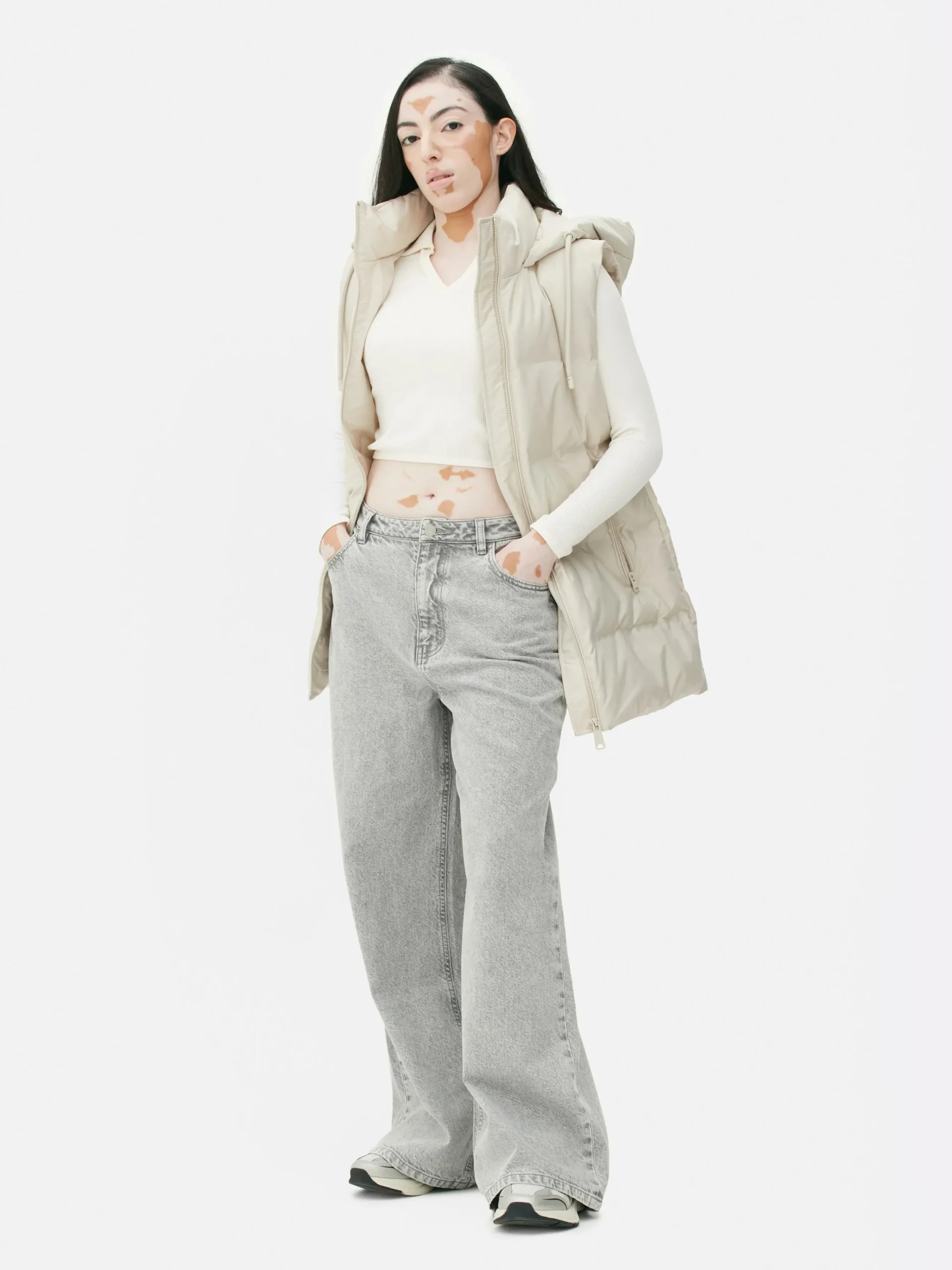 Chaleco Acolchado Con Capucha