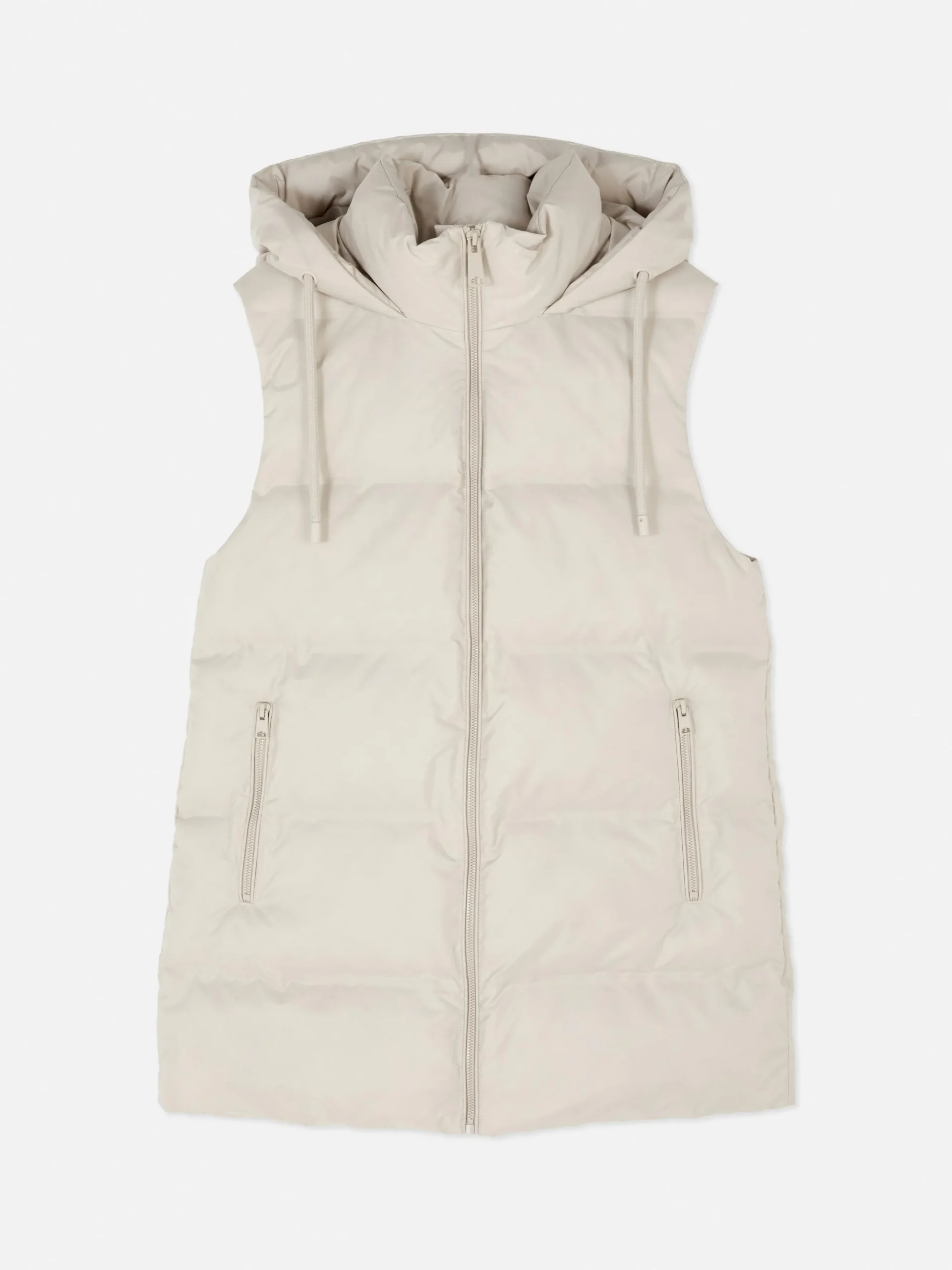 Chaleco Acolchado Con Capucha