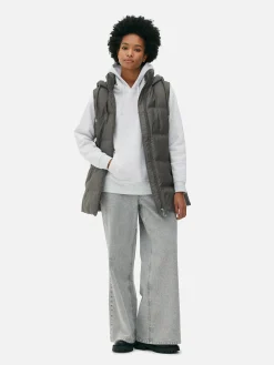 Chaleco Acolchado Con Capucha