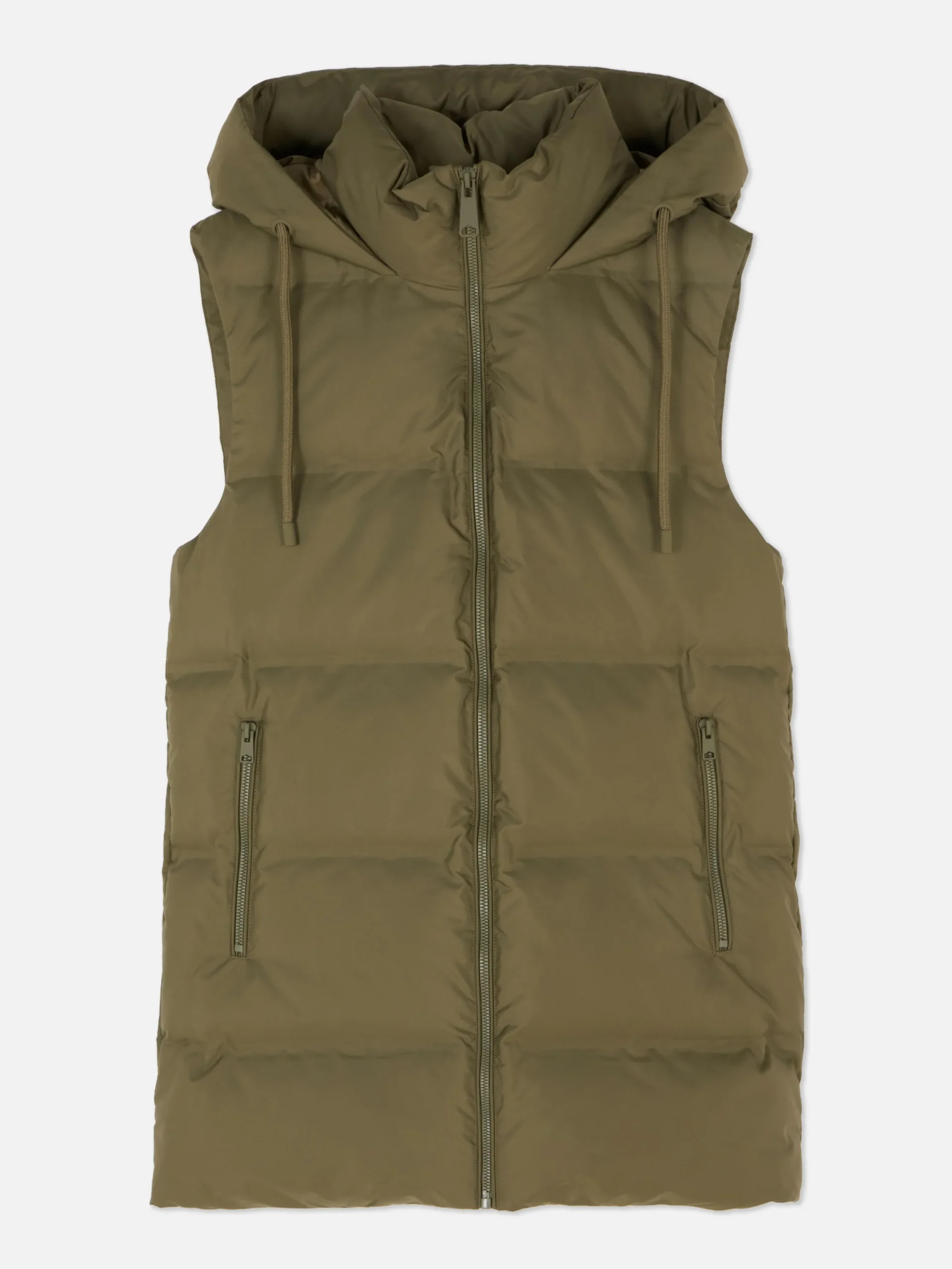 Chaleco Acolchado Con Capucha