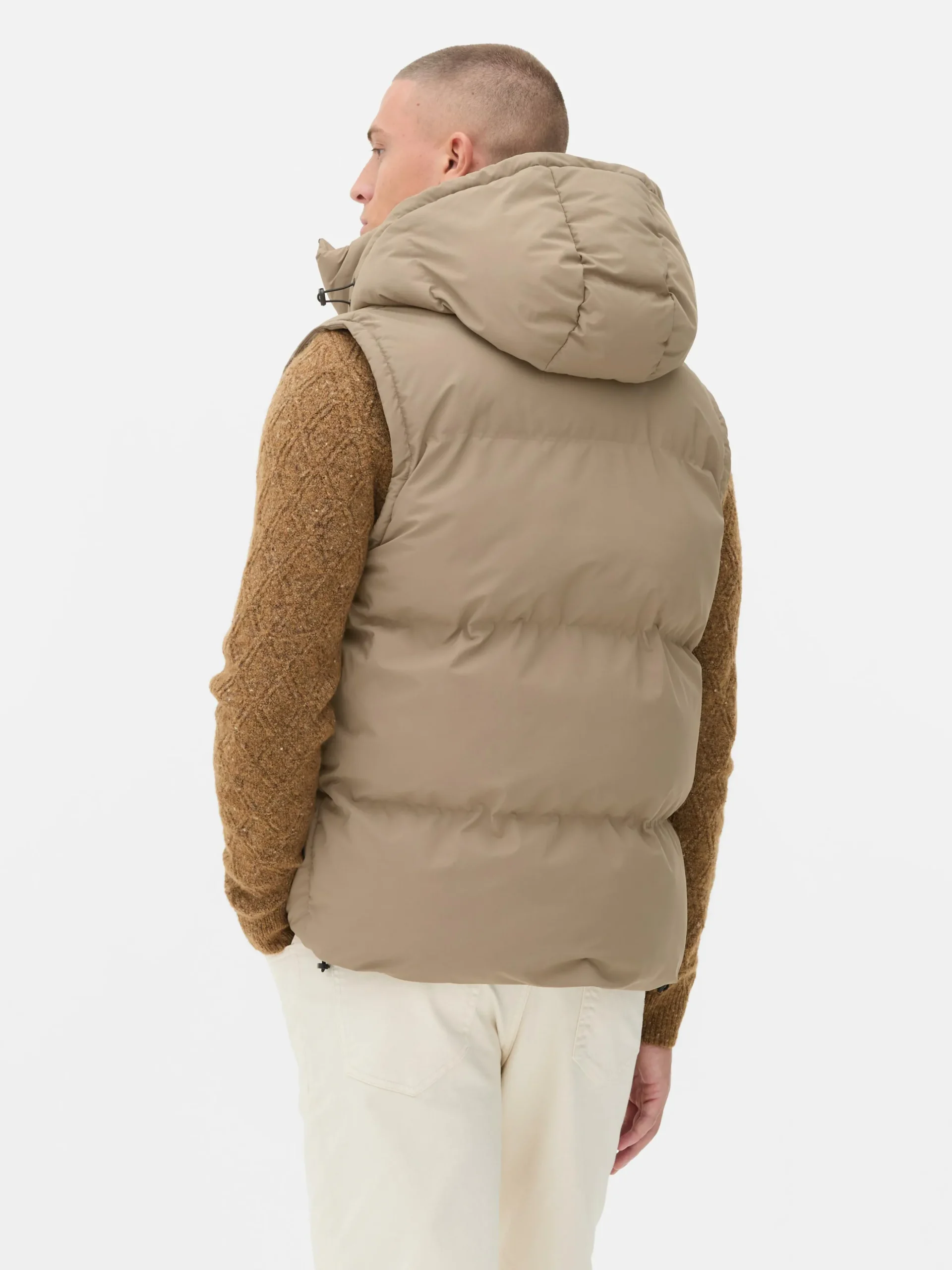 Chaleco Acolchado Con Capucha