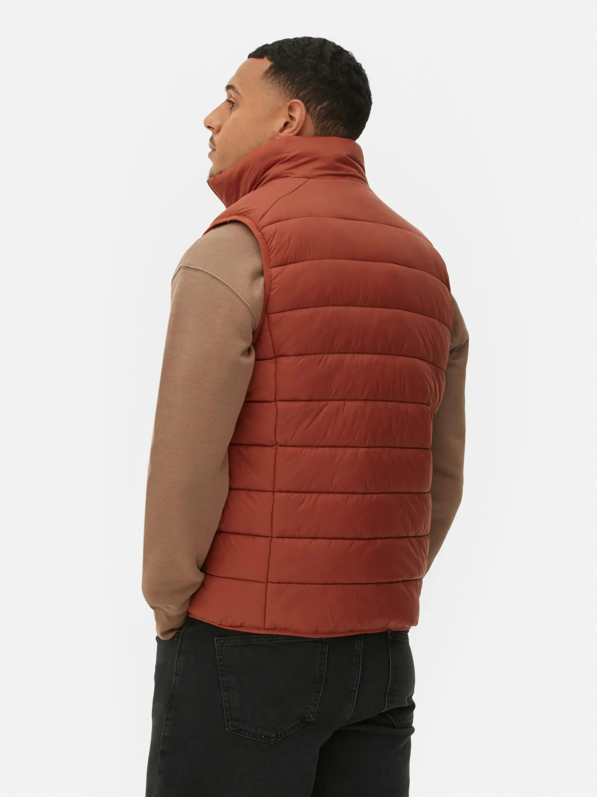 Chaleco Acolchado Con Cremallera Integral