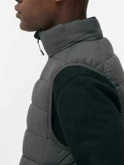 Chaleco Acolchado Con Cremallera Integral