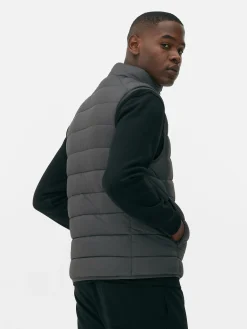 Chaleco Acolchado Con Cremallera Integral