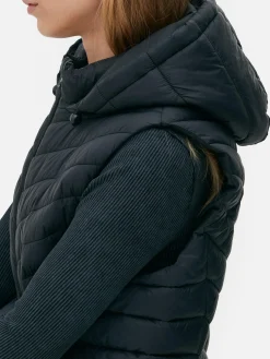 Chaleco Acolchado De Corte Largo