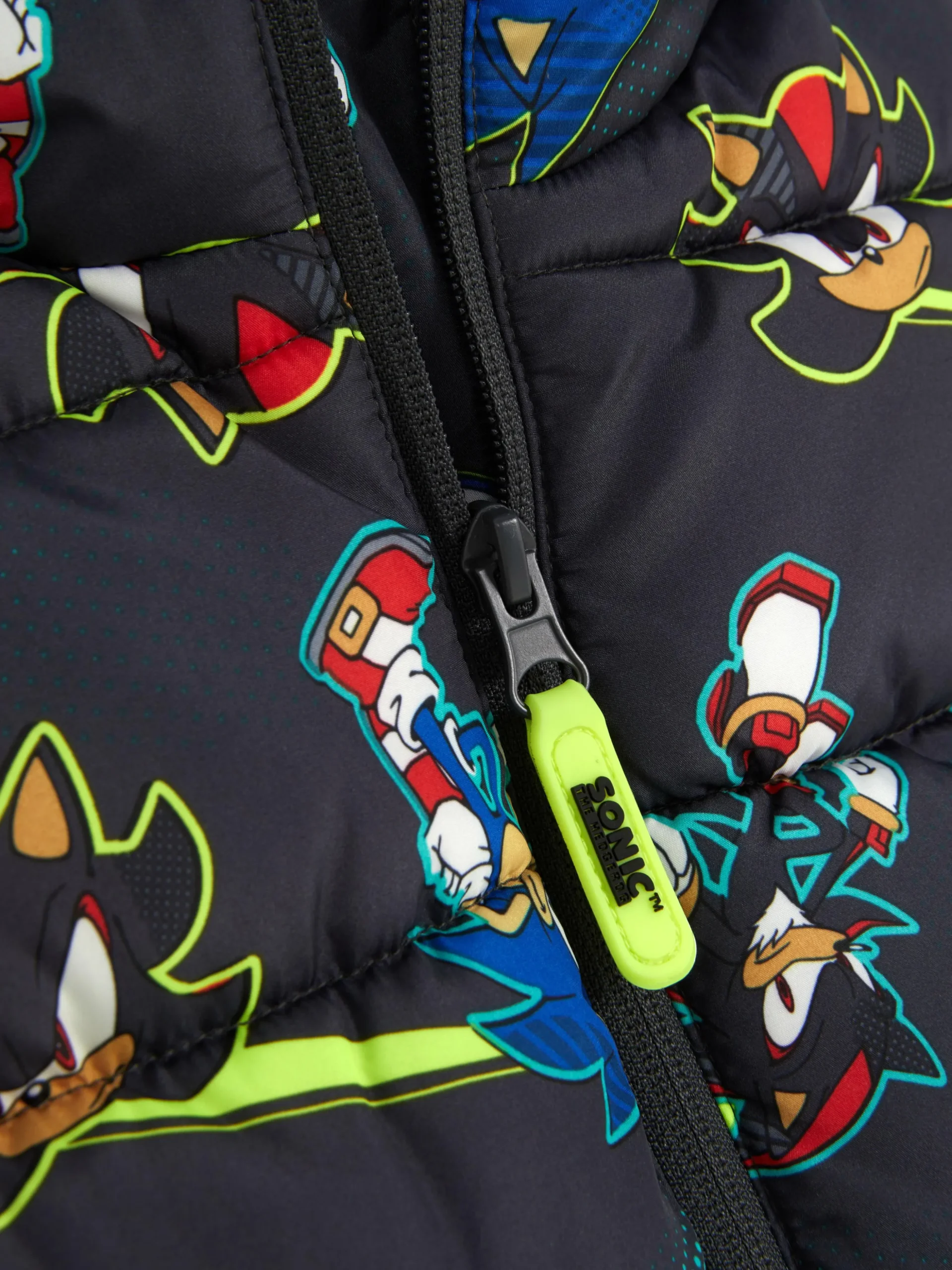 Chaleco Acolchado De Sonic, El Erizo Y Shadow