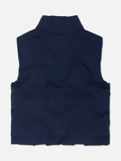 Chaleco Con Cuello Chimenea