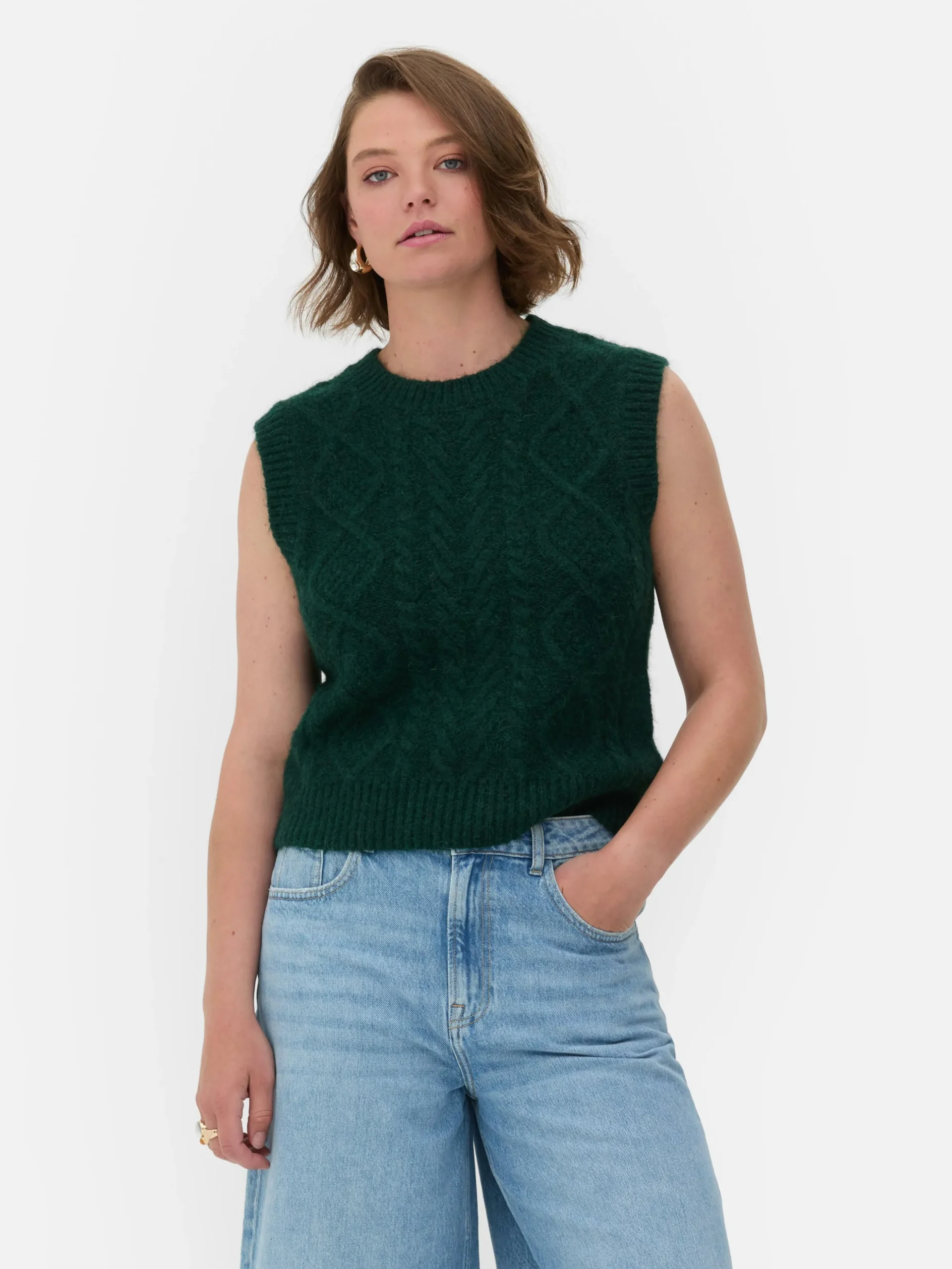 Chaleco De Punto De Ochos De Rita Ora