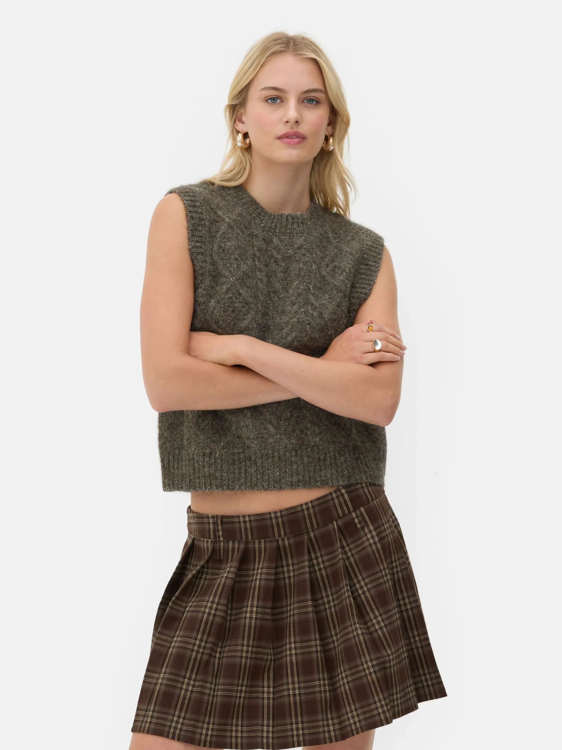 Chaleco De Punto De Ochos De Rita Ora