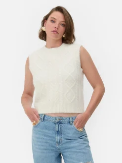 Chaleco De Punto De Ochos De Rita Ora