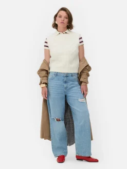 Chaleco De Punto De Ochos De Rita Ora