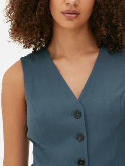 Chaleco De Vestir Con Botones