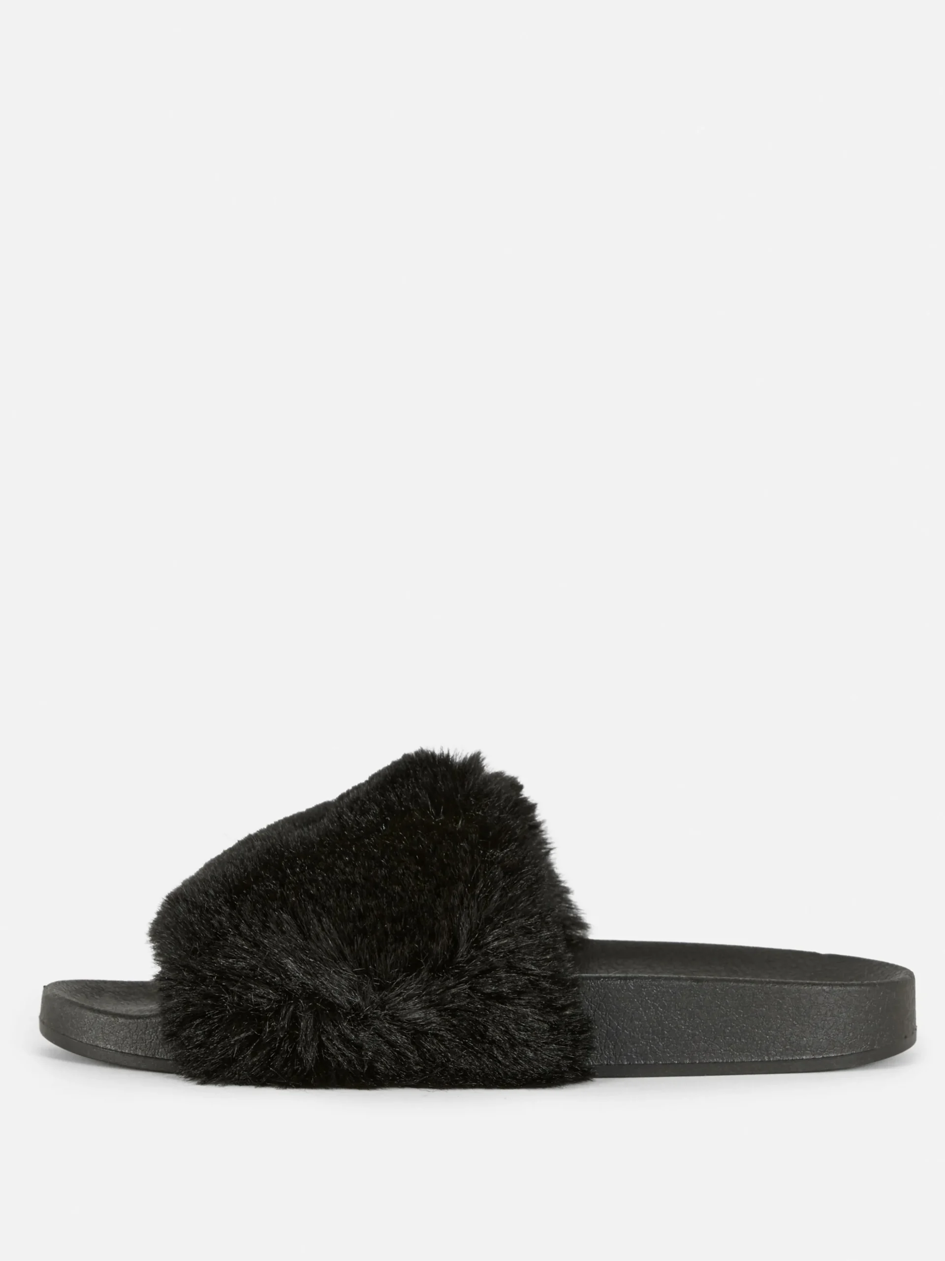 Chanclas De Pelo Sintético