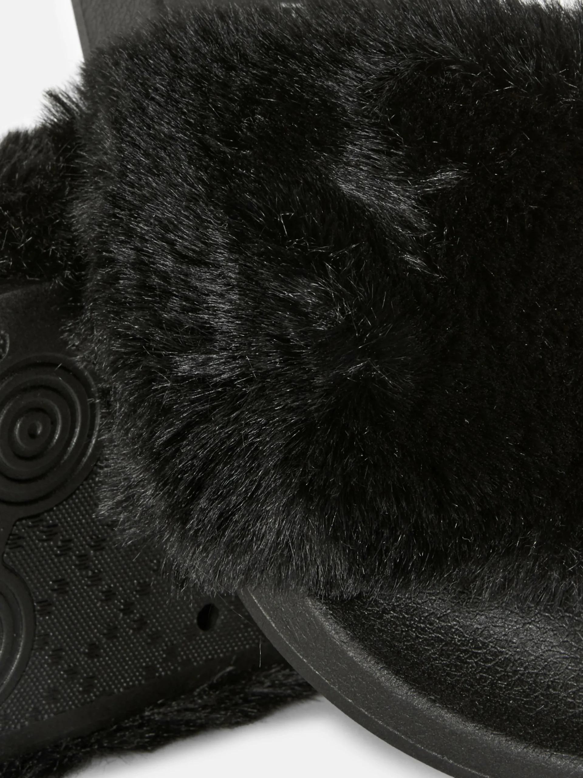 Chanclas De Pelo Sintético