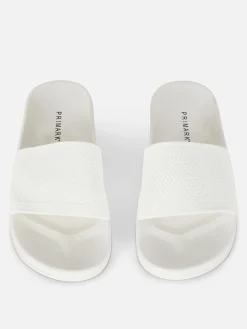 Chanclas De Piscina Con Tira De Ganchillo