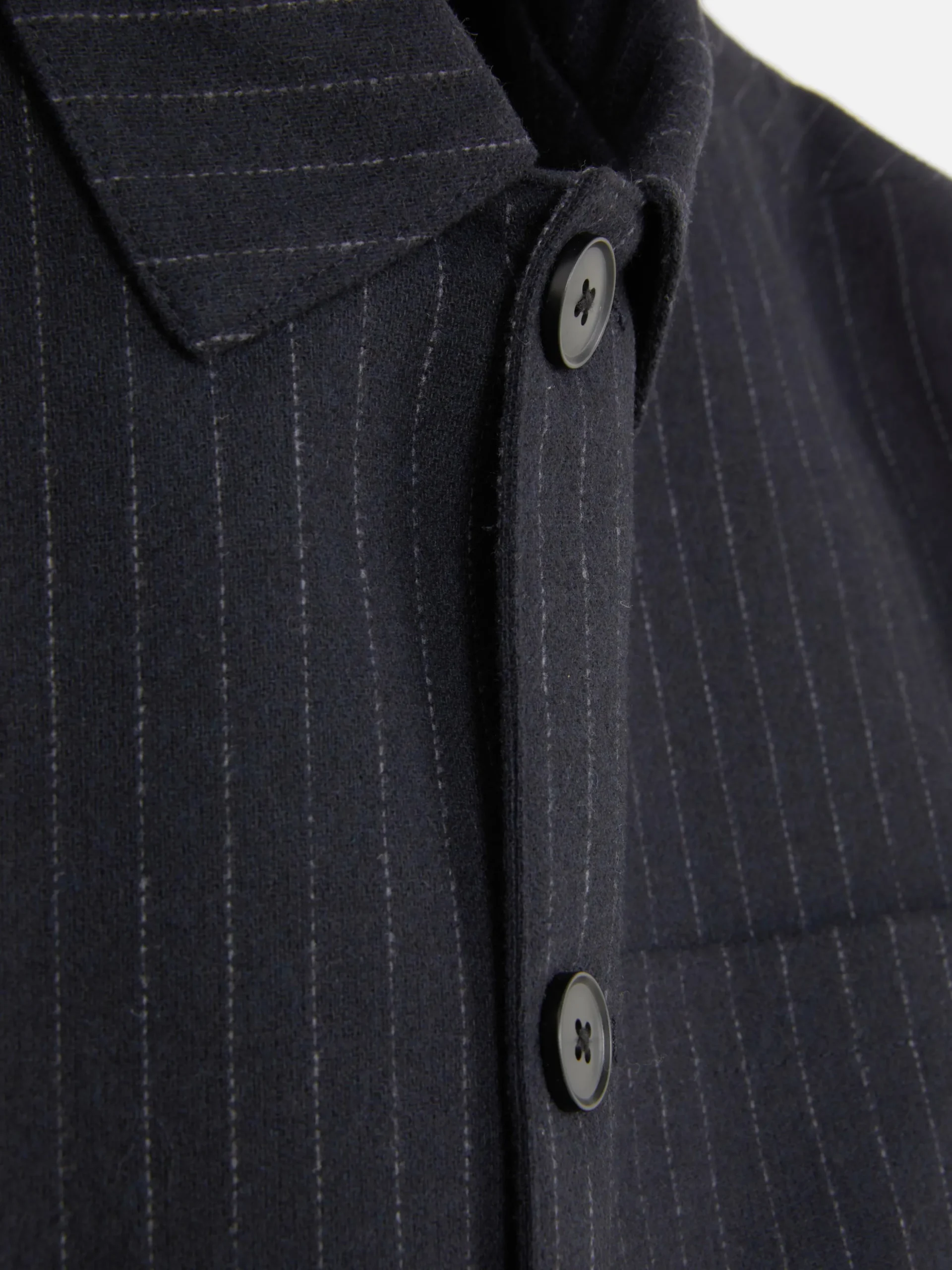 Chaqueta A Rayas Con Botones De Kem