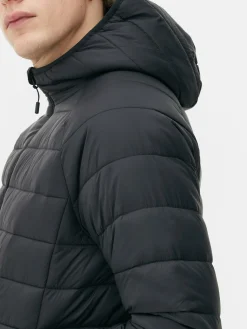 Chaqueta Acolchada Con Capucha Básica