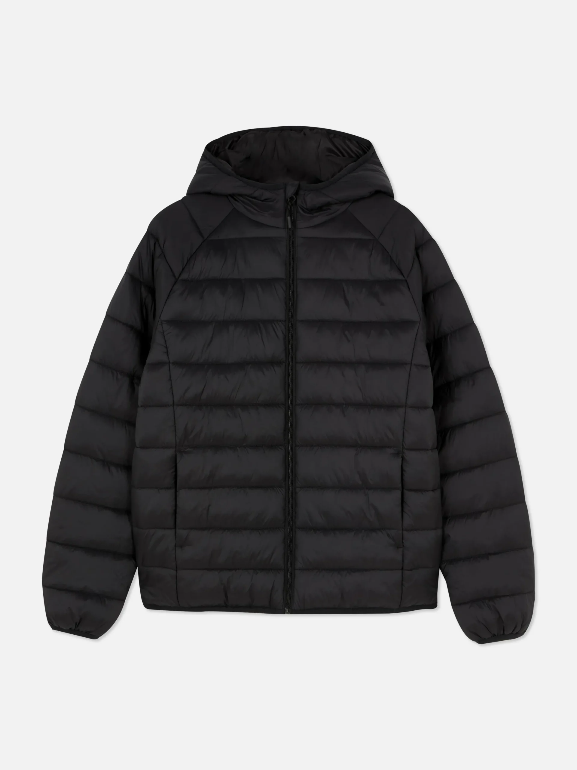 Chaqueta Acolchada Con Capucha Básica