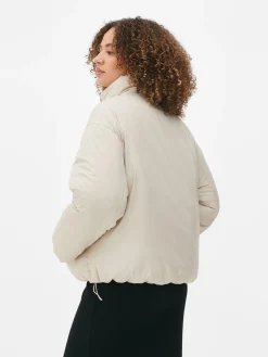 Chaqueta Acolchada De Cuello Alto