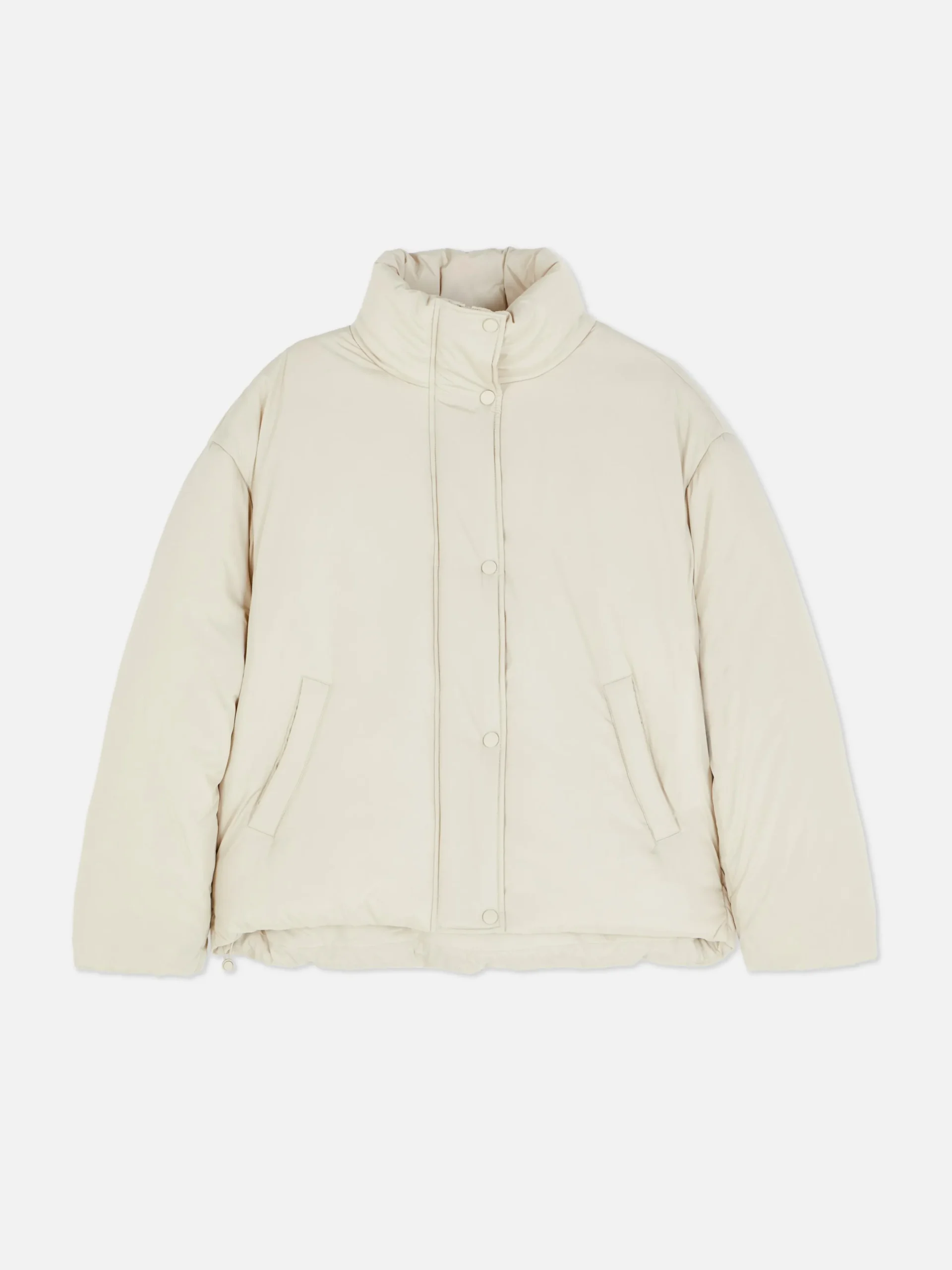 Chaqueta Acolchada De Cuello Alto