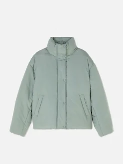 Chaqueta Acolchada De Cuello Alto