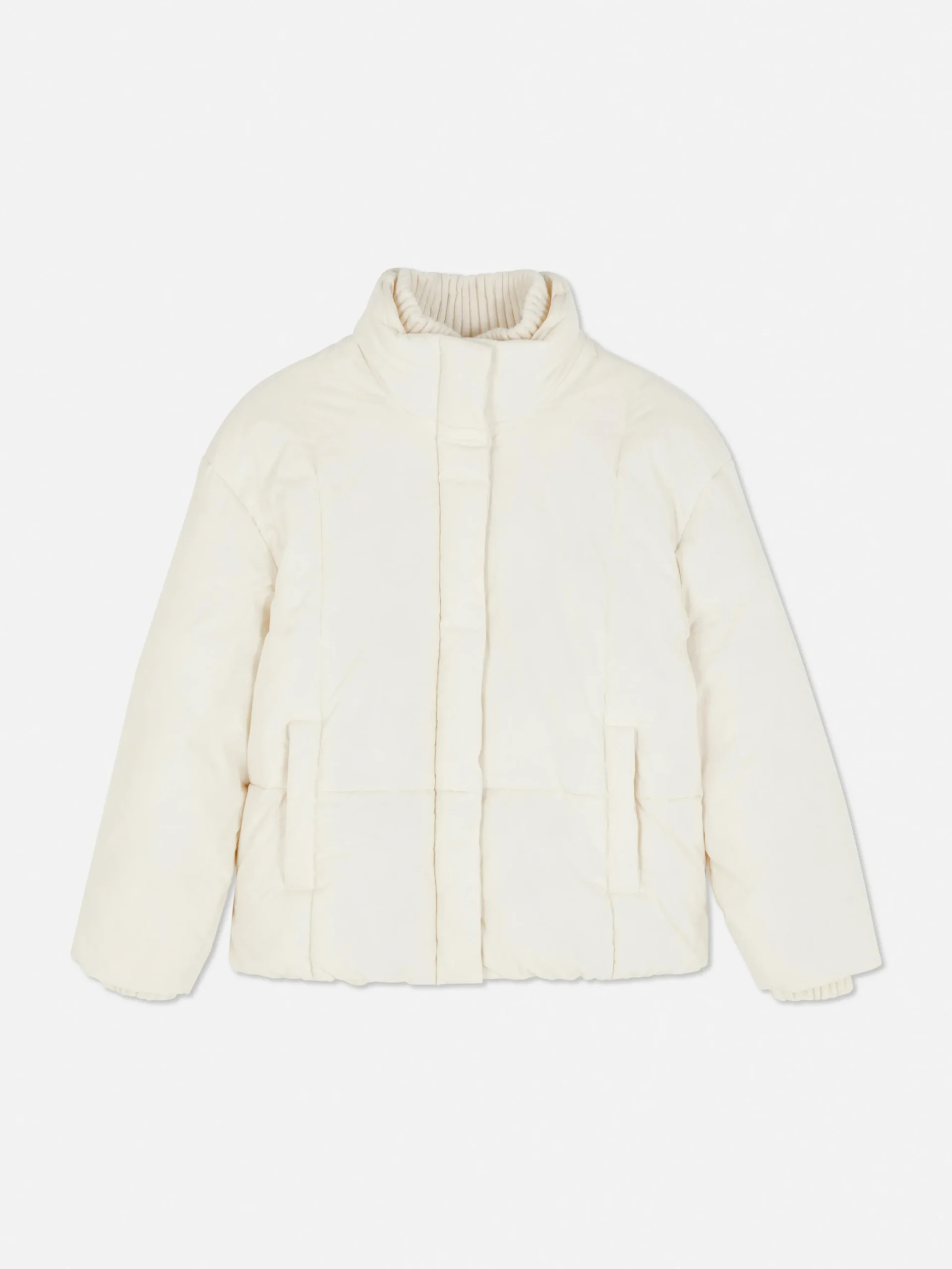 Chaqueta Acolchada De Cuello Alto