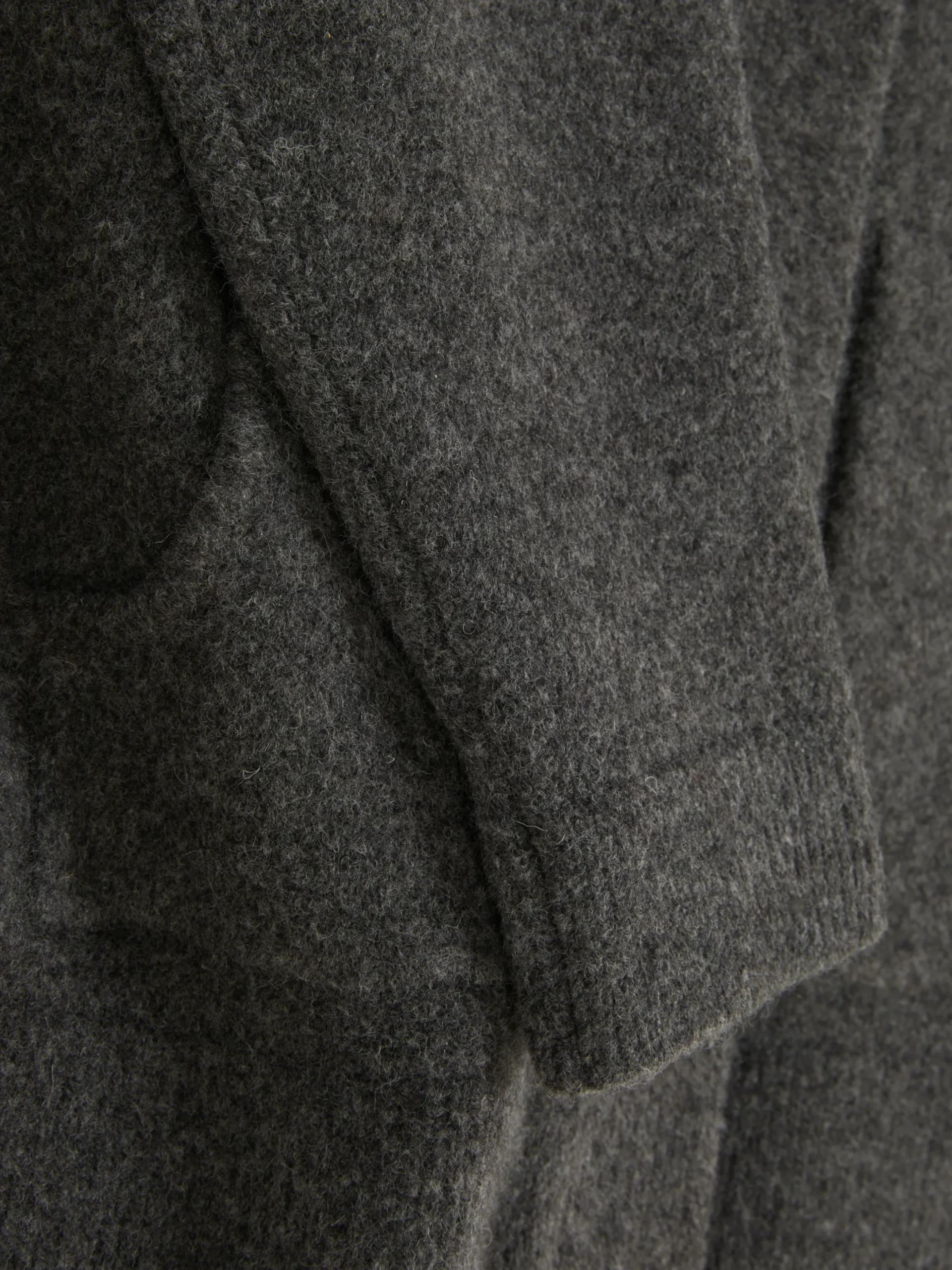 Chaqueta Bómber De Punto Extragrande