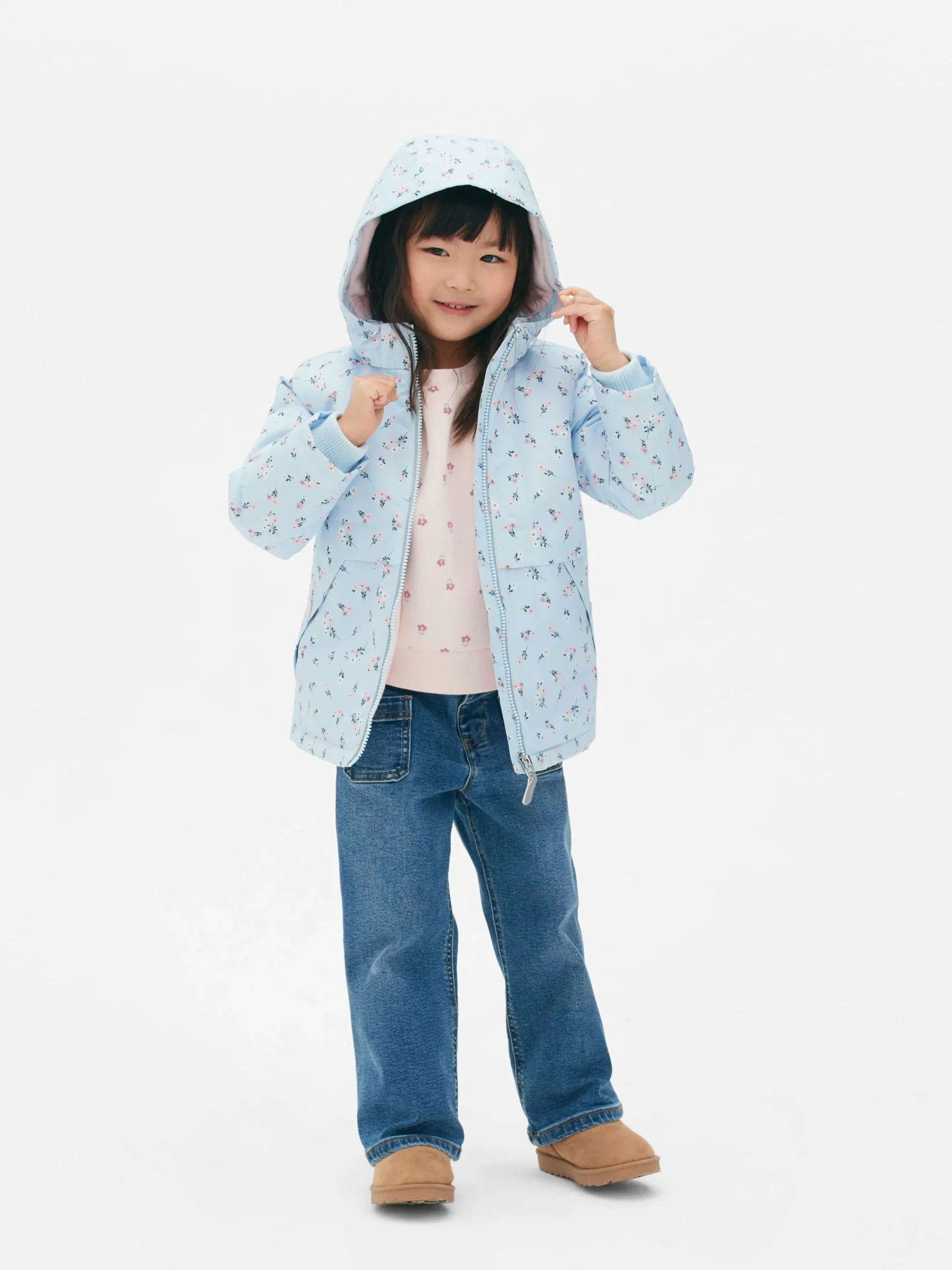 Chaqueta Con Capucha Y Cremallera