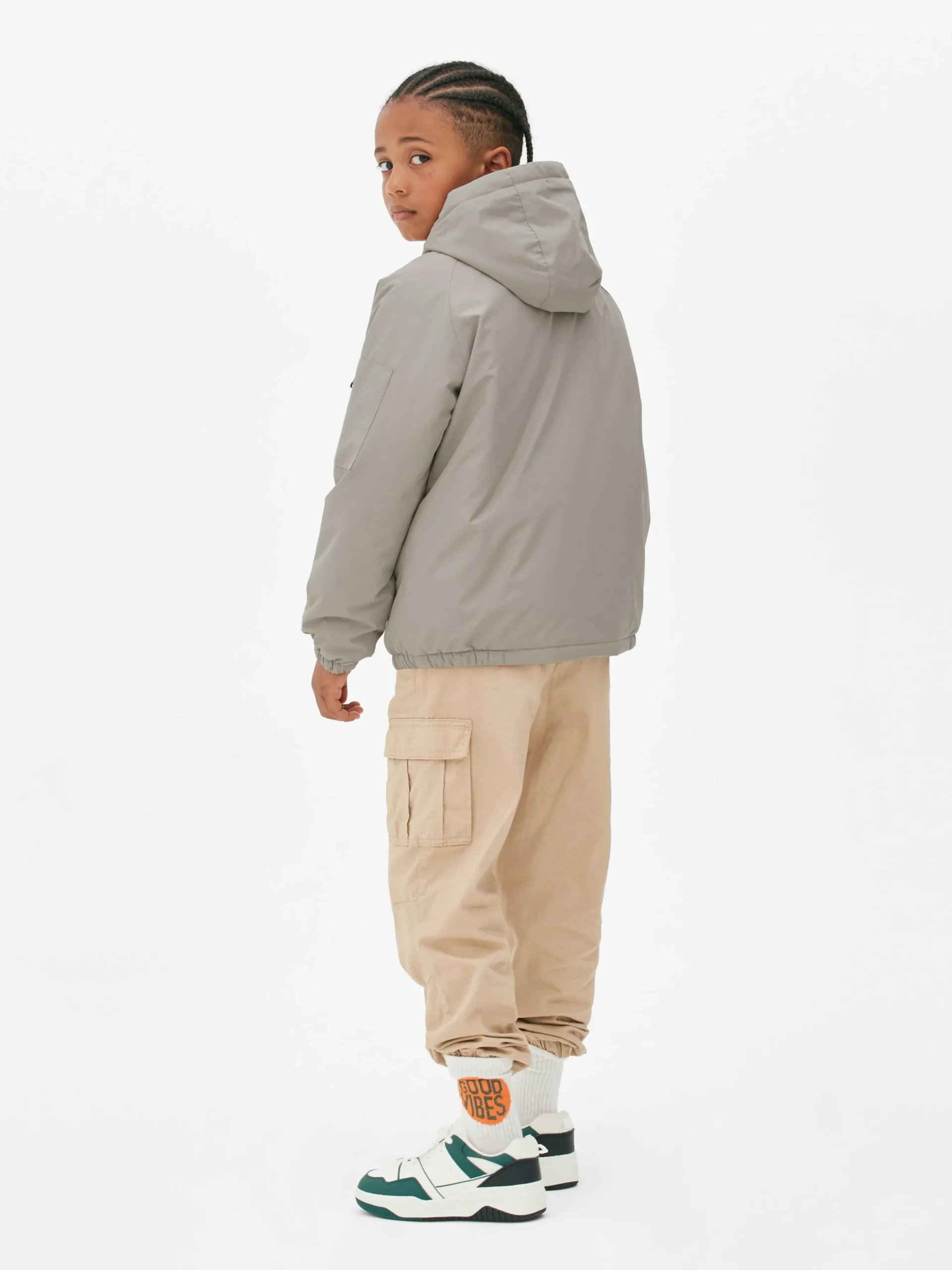 Chaqueta Cortavientos Con Media Cremallera