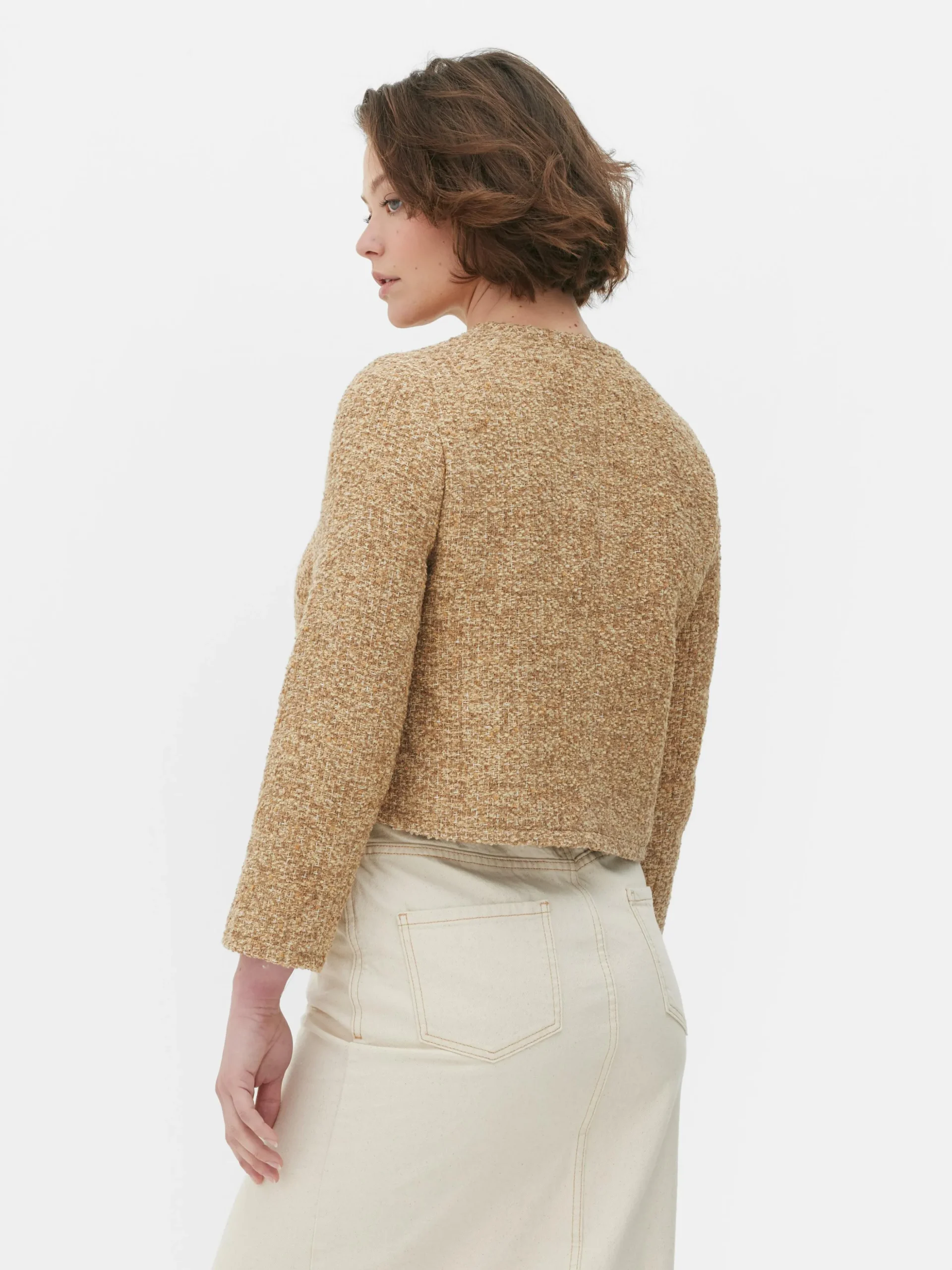 Chaqueta De Punto Rizado