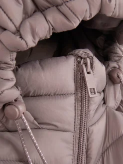 Chaqueta Ligera Acolchada Con Capucha